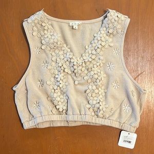 Oversized bralette, elastic at bottom, never been worn